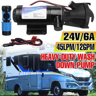 เครื่องปั๊มน้ําเสีย 24V 45LPM 12GPM อุปกรณ์เสริม สําหรับเรือ รถยนต์