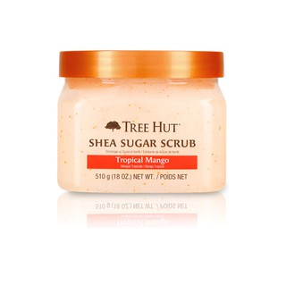 TREE HUT ผลิตภัณฑ์ขัดผิว Tree Hut Shea Sugar Scrub Tropical Mango ขนาด 510 กรัม ผลิตภัณฑ์ขัดผิว ผลิตภัณฑ์ดูแลผิวกาย ผลิต