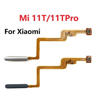 ลายนิ้วมือ แพรปุ่มโฮมสแกนนิ้ว ( Finger ) ปุ่มเปิดปิด สําหรับ xiaomi mi 11T Pro