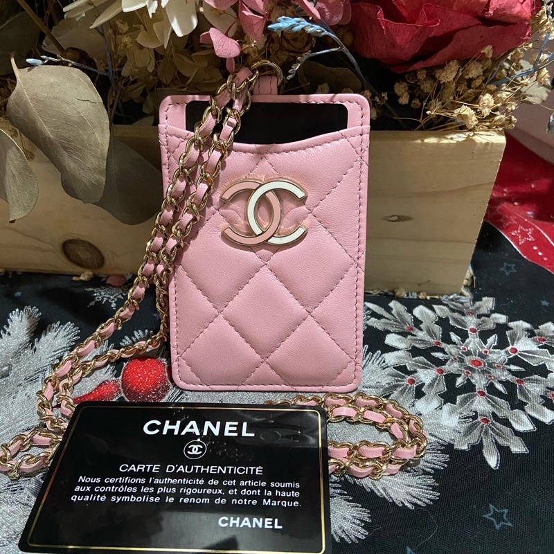 Chanel Card holder with chain ของแท้