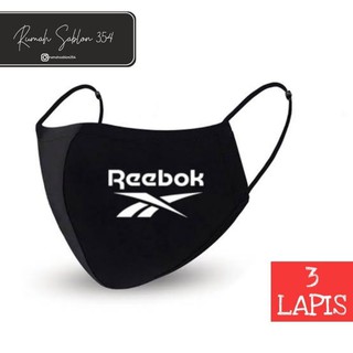 Reebok หน้ากากรองเท้ากีฬา 3 ชั้น DUCKBILL 3 ชั้น
