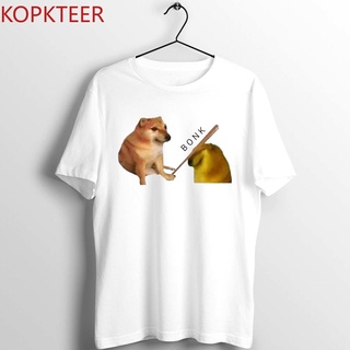 เสื้อยืด พิมพ์ลายกราฟฟิคสุนัขน่ารัก สีขาว สําหรับผู้ชาย และผู้หญิง