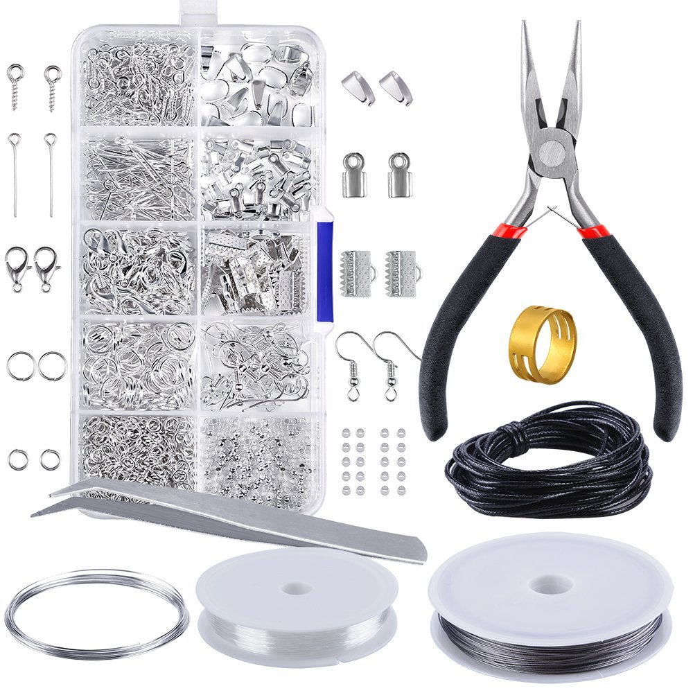 ชุดอุปกรณ์ทําเครื่องประดับ ตะขอก้ามปู แบบเปิด DIY