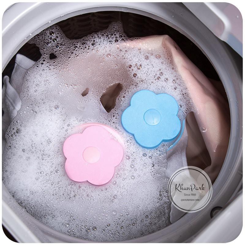 สินค้าพร้อมจัดส่ง ตาข่ายดอกไม้ถุงกรองเครื่องซักผ้าใส่ลงไปในเครื่องซักผ้า ที่ดักเ