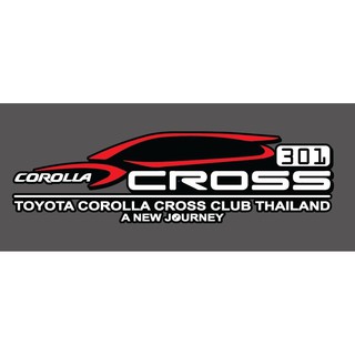 Toyota Corolla Cross Club Thailand - Official Member Sticker no.301-310