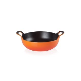 หม้อเหล็กหล่อไม่มีฝาปิด ขนาด 24CM สีส้ม BALTI DISH 24CM FLAME