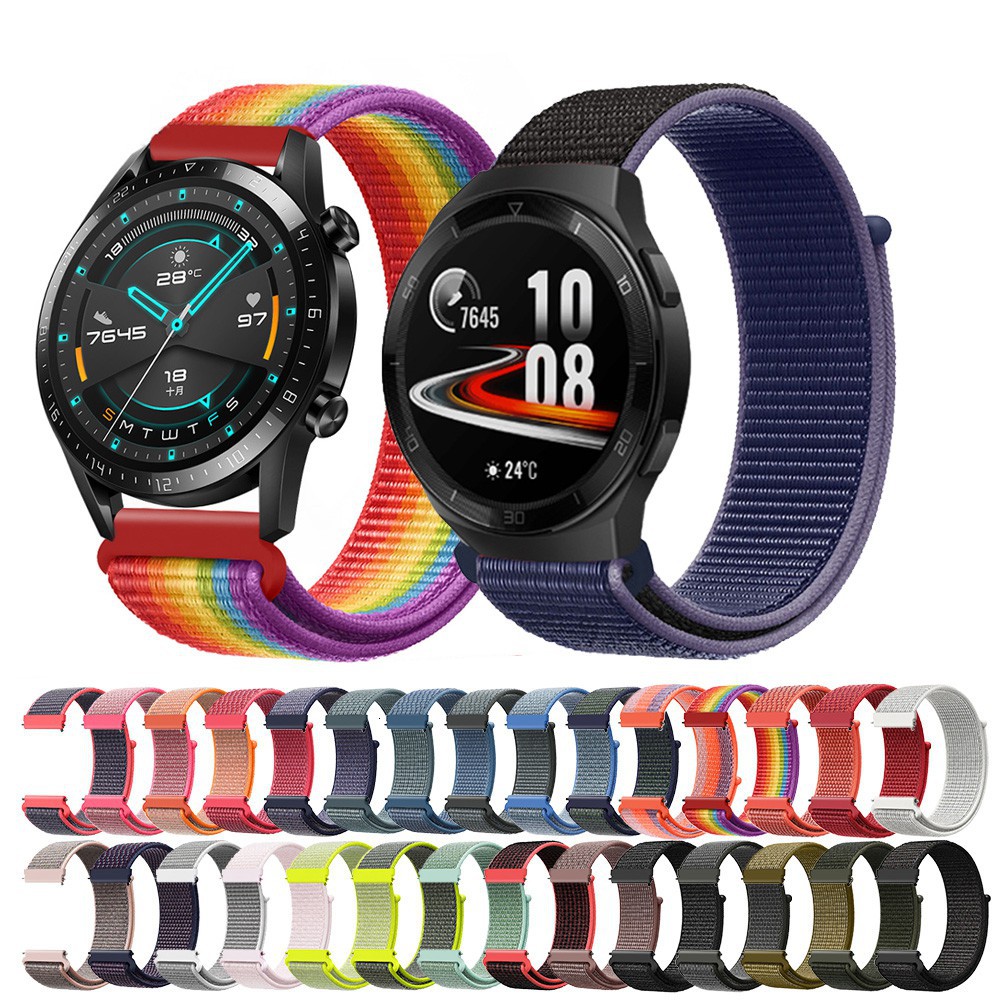 J1Kf20mm 22mm Nylon Huawei Watch GT GT 2 46mm GT 2e Strap Honor