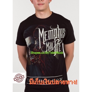 เสื้อยืดผ้าฝ้ายพิมพ์ลายขายดี Yuanl5 {พร้อมส่ง เสื้อยืดผ้าฝ้าย 100% พิมพ์ลาย Memphis May Fire Legend Timeless Rock Memphi