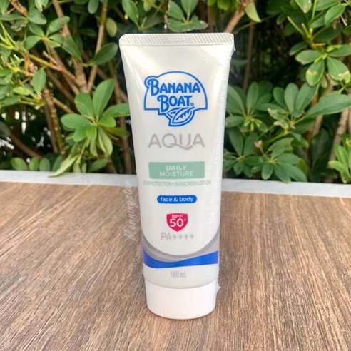 [Daily Moisture100ml.] Banana Boat Aqua Daily Moisture Face & Body Sunscreen lotion SPF50+ PA++++