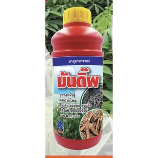 มันดิ๊พ (1 ลิตร) เพิ่มผลผลิตในมันสำปะหลัง ช่วยให้มันสำปะหลังแตกรากดี รากแข็งแรง ต้นโตไว ใบเขียวเข้ม ทนแล้ง