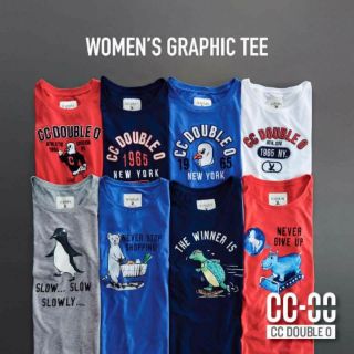 CC-OO WOMENS GRAPHIC TEE/SIZE:XS