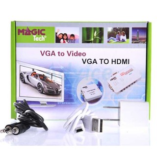 Converter VGA TO HDMI AUDIO Magictech (MT012)