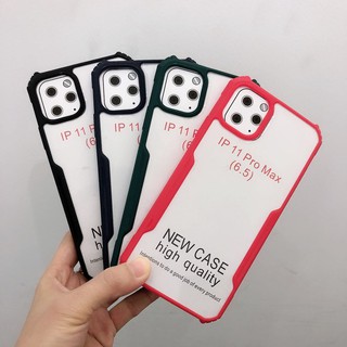 Case i6 / 7 / 8 / X / XS / XS Max / 11 / 11 Pro / 11 Pro Max เคส กันกระแทก ขอบนิ่มหลังแข็ง เคสกันกระแทก Back Case