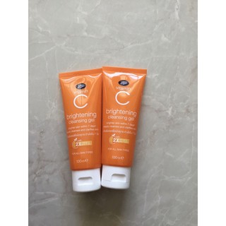 Boots vitamin C brightening cleansing gel 100 ml