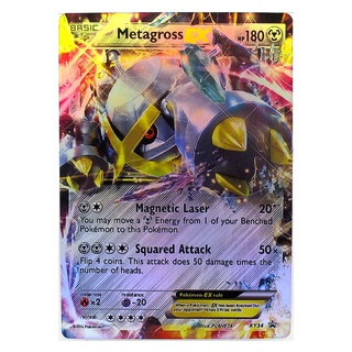 Metagross EX XY34 เมทากรอส Pokemon Matt Card ภาษาอังกฤษ