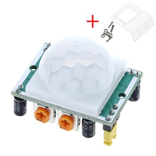 HC-SR501 Adjust IR Pyroelectric Infrared PIR Motion Sensor Detector Module for arduino for raspberry pi kits + Case