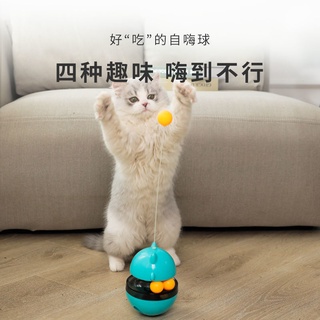 ของเล่นแมว ตุ๊กตาแมวติดแก้ว ลูกบอลรั่ว ชุดสิ่งประดิษฐ์ที่รักษาตัวเองได้ อุปกรณ์สัตว์เลี้ยงที่ทนต่อการกัดได้ ของเล่นแมว