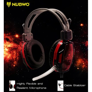 NUBWO A6 หูฟังเกมมิ่ง มีไมค์ รุ่น NO-A6 Gaming Headphone Esport หูฟัง คอมพิวเตอร์