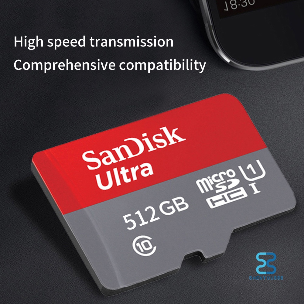 Θ Speed 1T 512GB TF Flash Micro Security Memory Card for Car Driving ...
