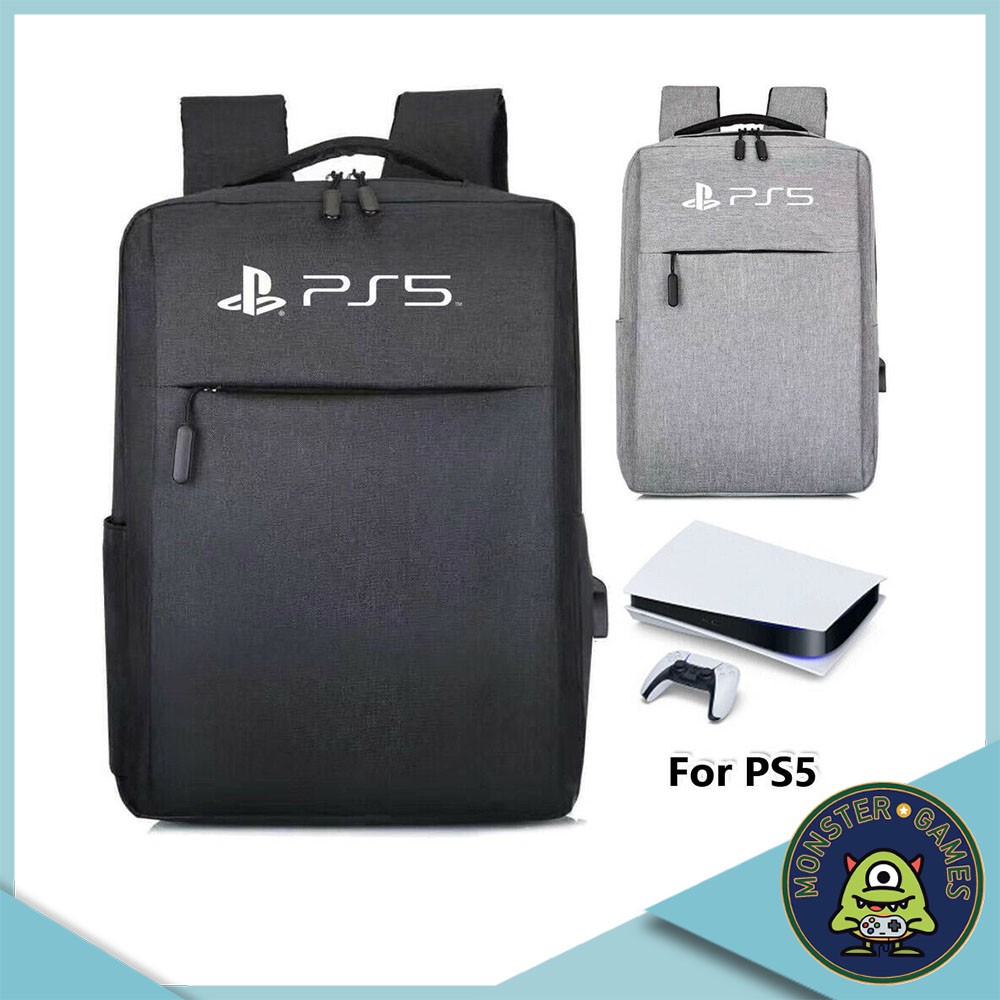 กระเป๋าสะพายหลัง PS5 ใส่เครื่อง PS5 ได้ (เป้)(เป้ ps5)(กระเป๋าเป้)(กระเป๋า ps5)(ps5 bag)(ps5 backpack)(playstation bag)