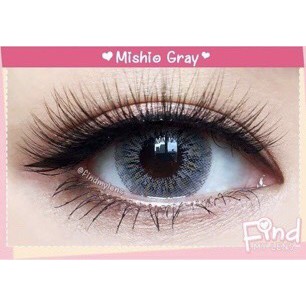 Mishio Gray (2) บิ๊กอาย สีเทา ทรีโทน ตาฝรั่ง โทนฝรั่ง สวยเปรี้ยว ฉ่ำๆ  💜 Dream Color1 Contact Lens Bigeyes คอนแทคเลนส์