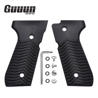 Guuun Beretta 92fs Grips G10 Slim ECG Texture Full size M9 92A1 96A1 92 inox Grip