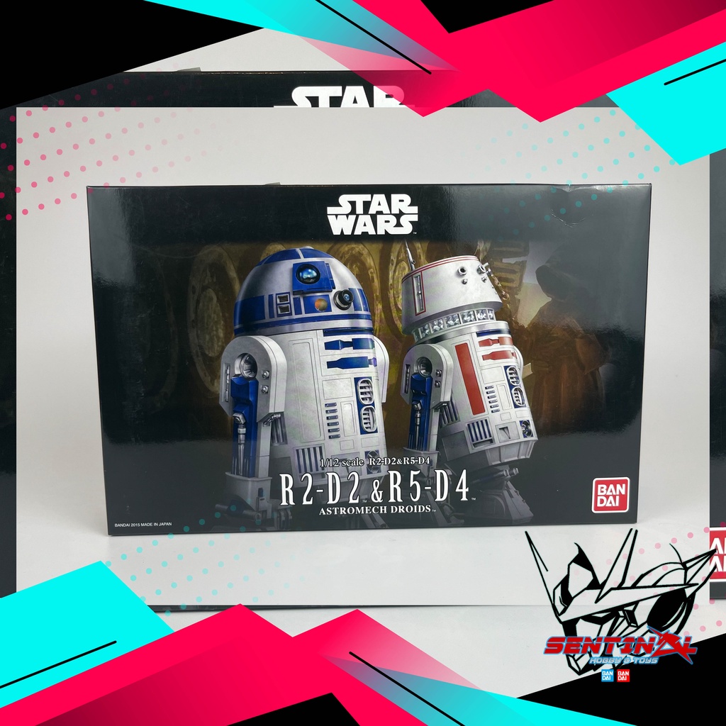 Starwars 1/12 R2-D2 & R5-D4 BANDAI