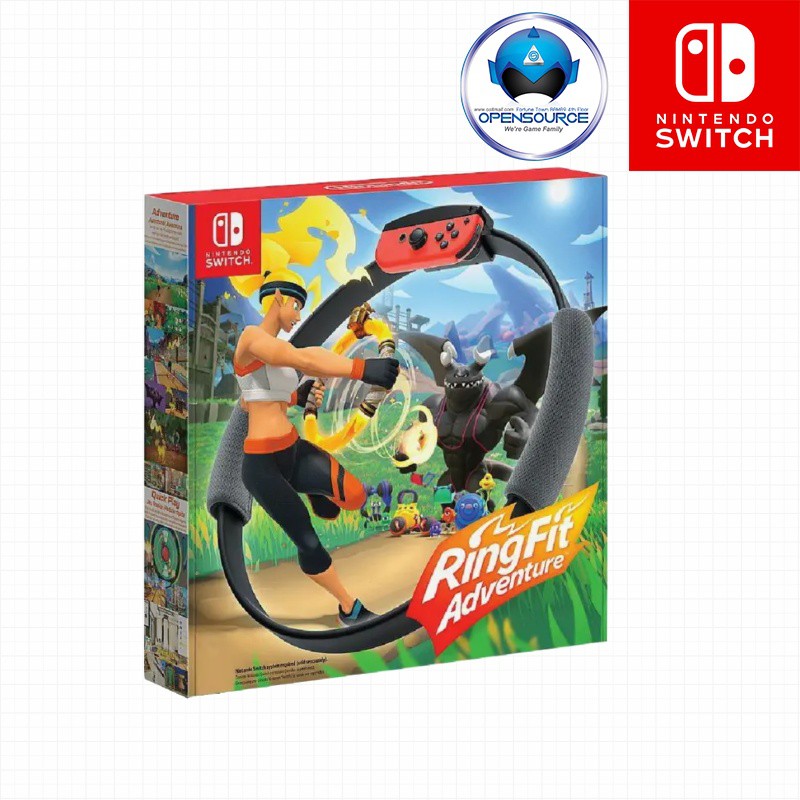 [พร้อมส่ง สต๊อกไทย]Nintendo: RINGFIT ADVANTURE (US Z1) พร้อมแผ่นเกมส์ครบ ของแท้ทั้งชุด