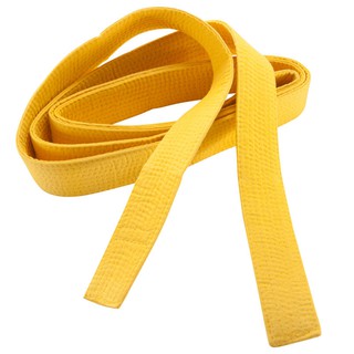 สายคาดเอวผ้า Piqué สำหรับศิลปะการต่อสู้ 3.10 เมตร (สีเหลือง) Piqu? Martial Arts Belt 3.10 m. (Yellow)