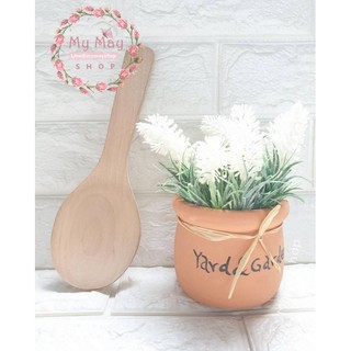 Bamboo Spoon Spatula ทัพพีไม้ไผ่ สำหรับกระทะ หรือ หม้อเคลือบเทฟลอน