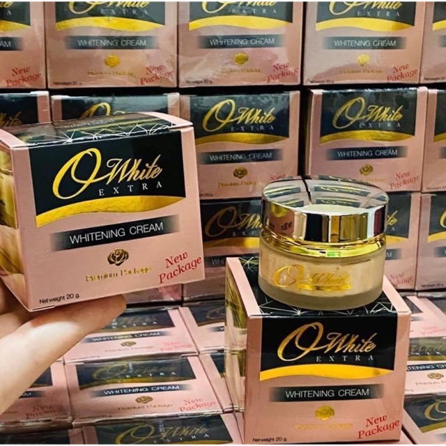 O - white ครีมโอไวท์ทอง เอ็กซ์ตร้า ไวท์เทนนิ่ง แพ็คเกจใหม่