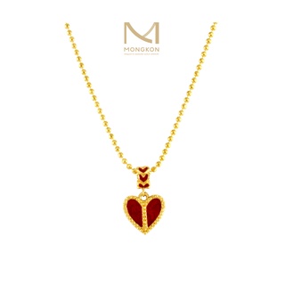 Mongkon Gold ทองคำแท้บริสุทธิ์สูง 96.5% สร้อยคอ 2 สลึง Crop Heart