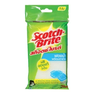 Scotch-Brite สก็อตช์-ไบรต์ ฟองน้ำตาข่ายไม่มีแผง