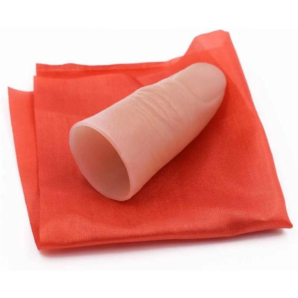 BARRY Finger Thumb Tip ของขวัญเด็กของเล่นตลก Magic Props ผ้าไหมสีแดง Street Trick Magic Tricks ราคา ถูกที่สุด ดีลบีเคเค แกลเลอรีภาพที่ 6