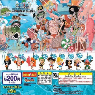 One Piece Log Memories Seasons Gashapon พวงกุญแจการ์ตูน วันพีช Onepiece งานลิขสิทธิ์แท้ Bandai