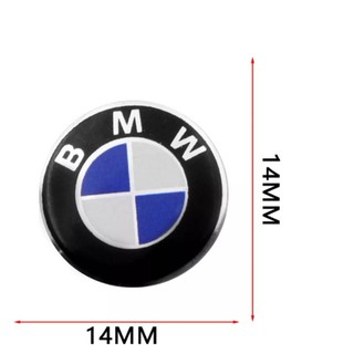 โลโก้ BMW  ขนาด 14mm อลูมิเนียม กาวในตัว