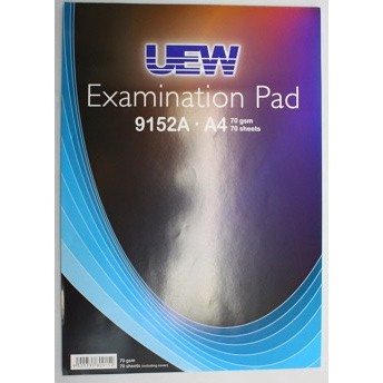 UEW Examination Pad 9152A A4 70gsm 70s