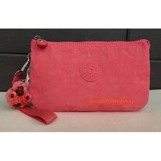 ส่งฟรีEMS Kipling Creativity XL Large Purse -  Coral Crush สีโอรส