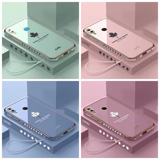 เคส Huawei Nova 4 Nova 4e P30 lite Y9S Mate 20 Pro Mate 10 Pro Electroplated Soft Shell Lanyard Phone Case