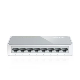 SWITCH HUB (สวิตซ์ฮับ) TP-LINK 8 PORTS (TL-SF1008D) FAST PORT 10/100 Mbps รับประกัน LT