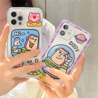 เคสโทรศัพท์มือถือ Tpu นิ่ม กันกระแทก ป้องกันกล้อง ลาย Toy Story Buzz Lightyear แฟชั่นดิสนีย์ สําหรับ iPhone 11 12 13 pro max XS X XR XSMax 7 8 6 6s plus SE 2020