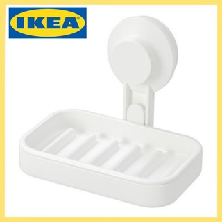 IKEA TISKEN ทิสเก็นที่ใส่สบู่แบบดูดติดผนัง จากอีเกีย