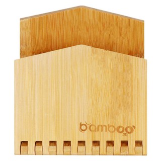 Tissue box NAPKIN HOLDER BAMBOO FS-P005 Tableware Kitchen equipment กล่องใส่ทิชชู ที่ใส่ทิชชูแผ่นปรับได้ BAMBOO อุปกรณ์บ