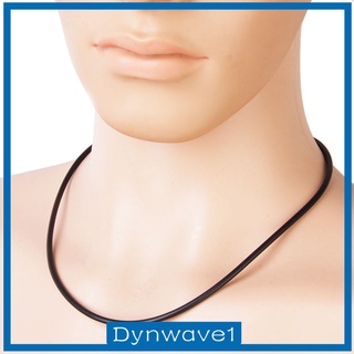 [Dynwave1] สร้อยคอยางสีดํา 3มม. สําหรับผู้ชายผู้หญิง