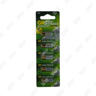 GP ถ่านรีโมท กระดิ่ง นาฬิกาปลุก กล้อง 23A 12v A23 V23GA MN21 Super Alkaline battery ตัวแท้