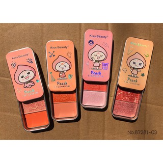 🍑Kiss beauty Eyeshadow 3 Color No.87281-03