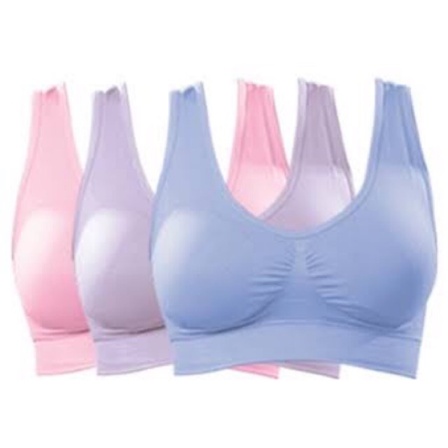 ฟรีส่ง!! GENIE BRA ของแท้ 100% ชุดชั้นในสวมสบาย 1 SET (3PCS) ของแท้ 100% ไม่มีกล่องนะคะ ราคานี้ (NO 