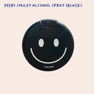 สเปรย์แอลกอฮอล์หน้ายิ้ม PEERS SMILEY ALCOHOL SPRAY (สีดำ)