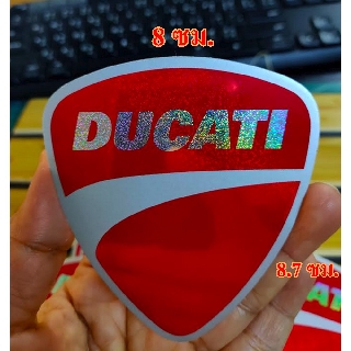 สติกเกอร์ DUCATI สะท้อนแสง แต่งรถมอเตอร์ไซด์ โลโก้หมวกกันน็อคถังน้ำมันเชื้อเพลิง 1 ขิ้น