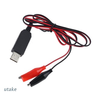 Utake เครื่องกําจัดแบตเตอรี่ AA AAA USB 5V เป็น 4.5V แบตเตอรี่ 1.5V 3 ชิ้น